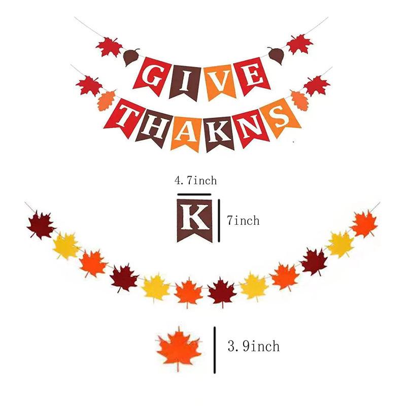 DIY Thanksgiving Felt Maple Tree with 52 Leaves - Kids' Self-Adhesive Game and Easter Decoration