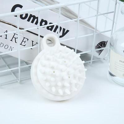Silingfei Kristallklares Silikon Kopfhautmassagegerät Shampoo Bürste