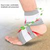Adjustable Ankle Support Pad Protection Elastic Brace Guard Support for Gym Fitness Grey White