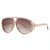 Vintage Pilot Sunglasses Women Retro Luxury UV400 Protective Glasses for Outdoor Driving Fashion Shades Lady Man