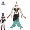 Honkai Star Rail Lingsha Cosplay Costume Vidyadhara Healer Lingsha Women Suit Halloween Carnival Party Uniform