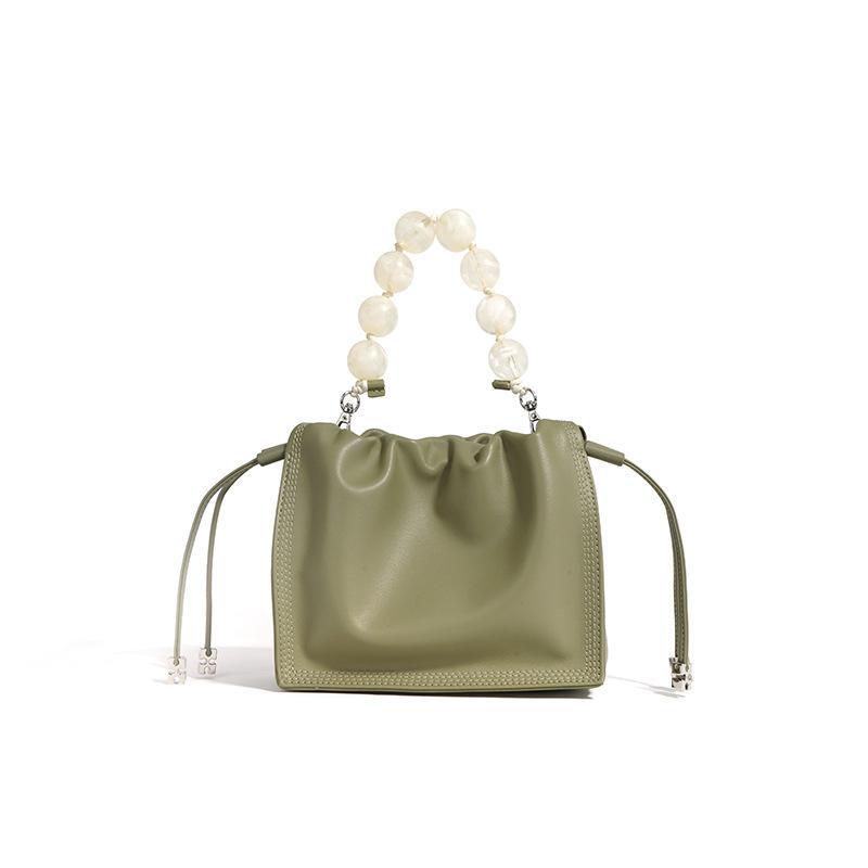 New fashionable versatile light luxury cloud bag design handbag, shoulder bag, crossbody bag, light luxury bucket bag