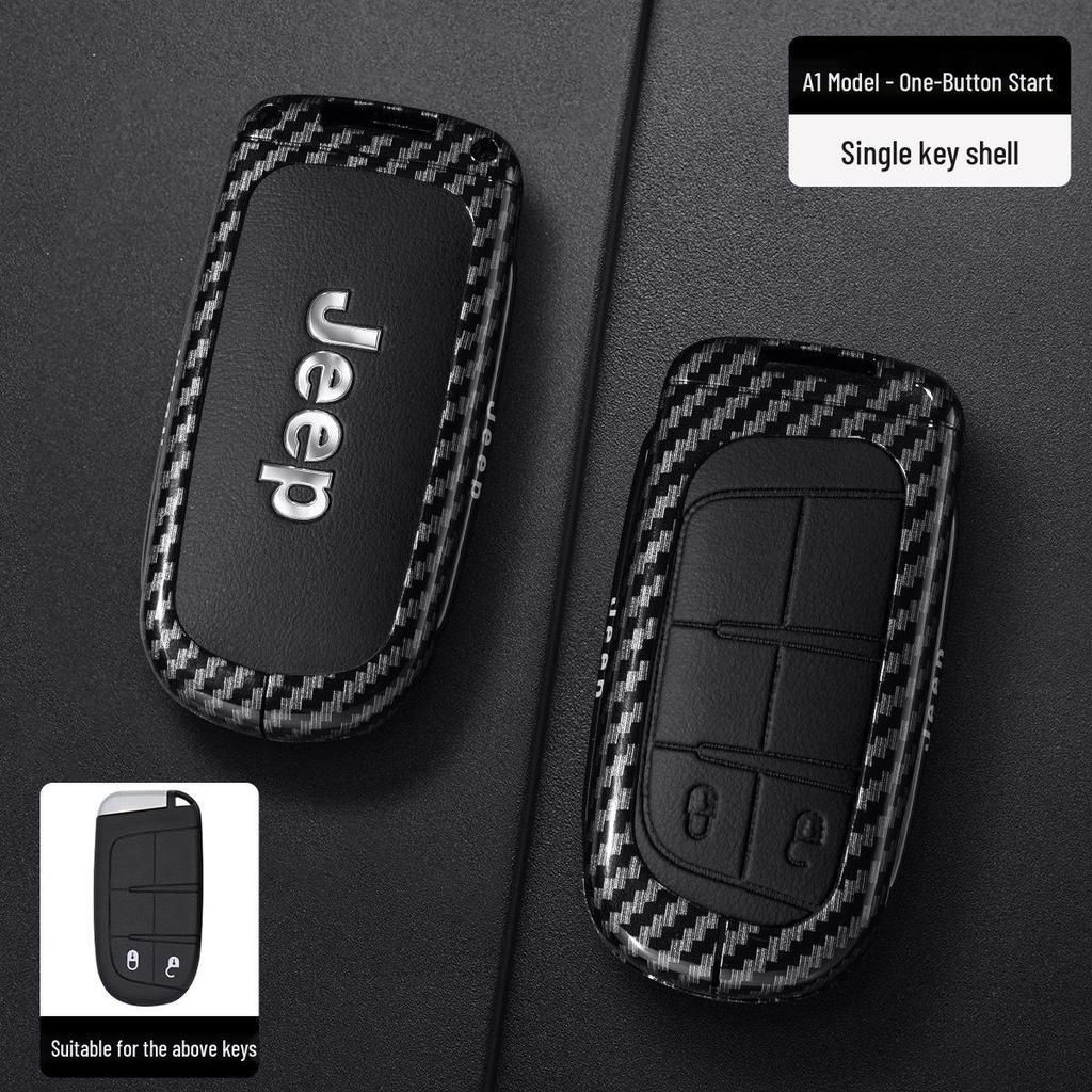 Jeep Key Case for Grand Cherokee, Renegade, Compass, Commander, and Cherokee