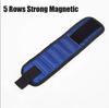 Magnetic Wristband Tool Holder for Screws, Nails & Drilling Bits – Strong 5 Rows of Magnets for DIY & Workshop Use
