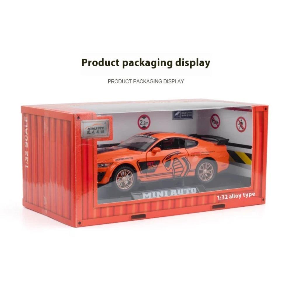 1/32 Scale Mustang Shelby GT500 Alloy Sports Car Model Diecast & Toy Vehicles Metal Car Model Simulation Collection Kids Toy Gift