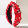 Christmas Headband Fashion Print Rhinestone Christmas Hair Accessories For Women