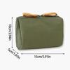 Travel Friendly Cosmetic Pouches With Multiple Compartments Waterproof Nylon Materials Portable Makeup Organizers