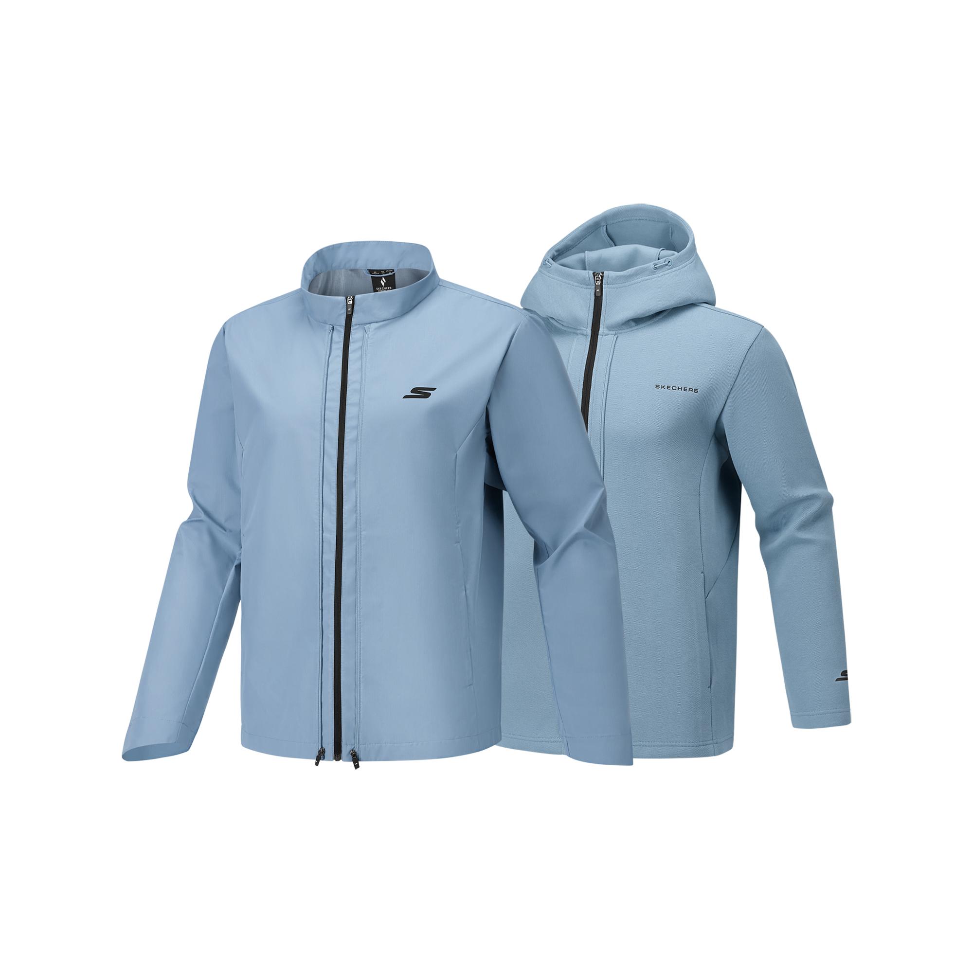 Skechers Water-Resistant Windproof Durable Three-In-One Long Sleeve Jacket Men jackets P126M026-03M3 L