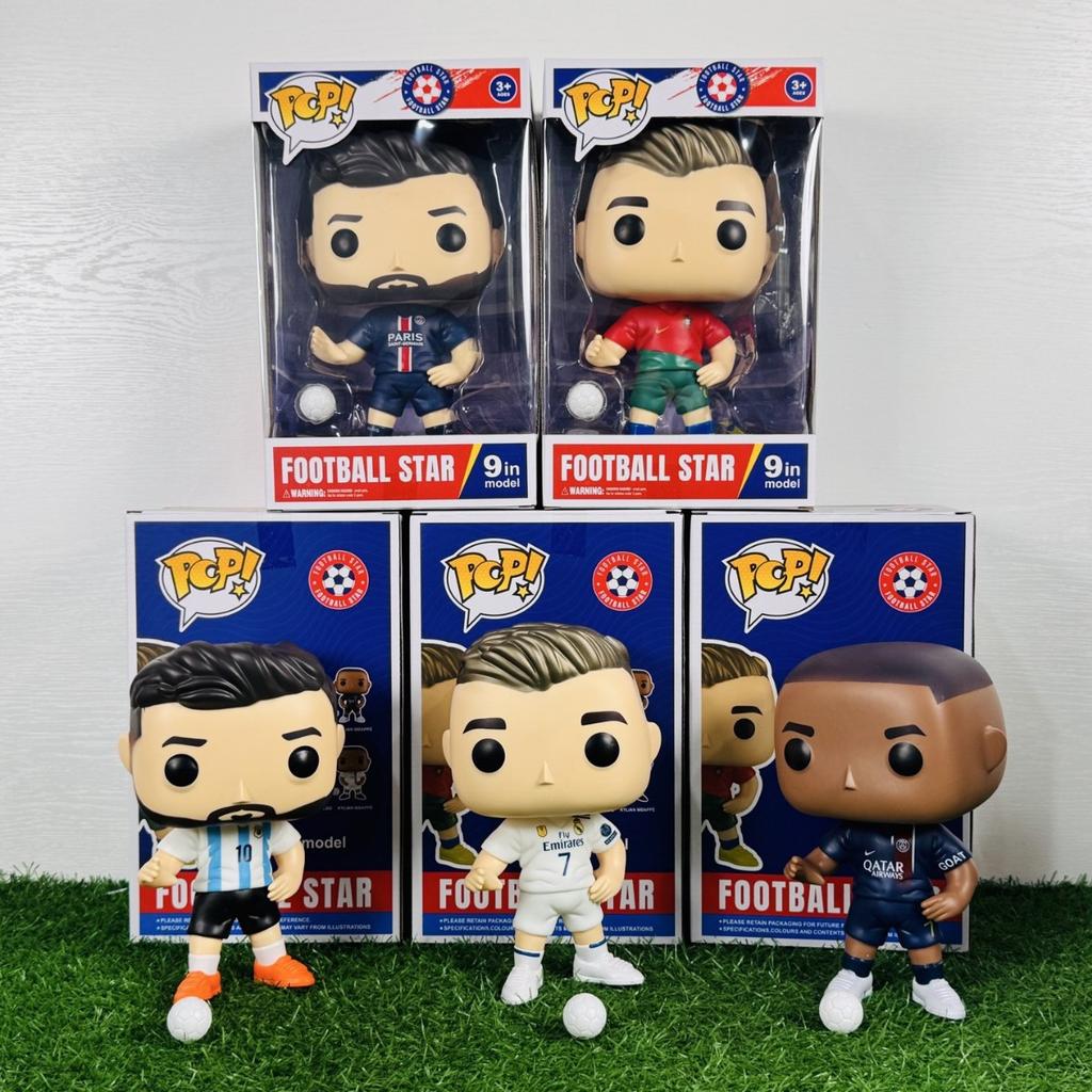 Football Star Action Figure 24CM Vinyl Model Collectible Toy Desk Decor Ornament