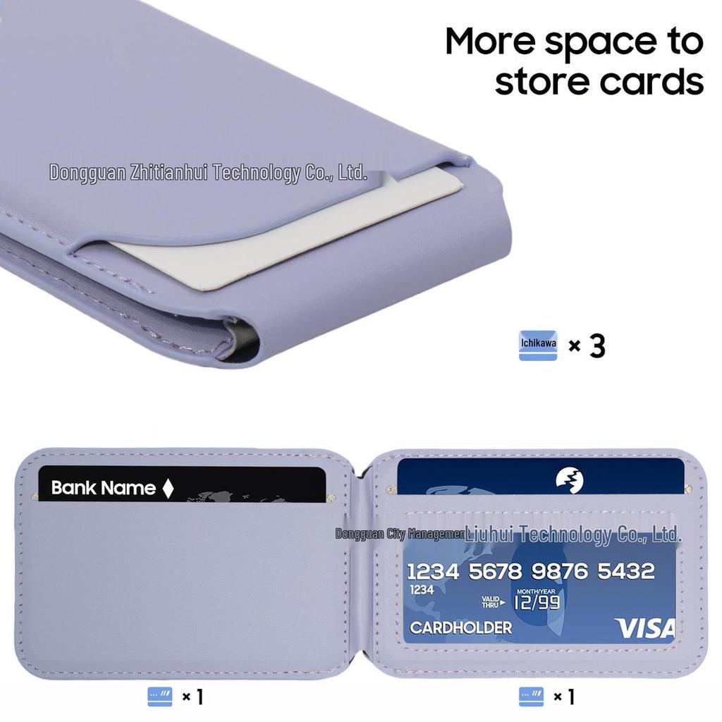 Strong Magnetic MagSafe Card Holder & Rotating Stand for iPhone 17 Pro