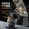 Magnetic Car Phone Holder Dashboard 360 Rotating With USB Charging Port Washable Base Modern Minimalist Design