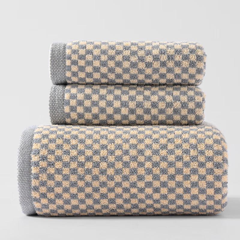 

Muji Pure Cotton Check Towel Set