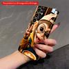 2DFlat Samsung phone case Cute Monkey with Coffee Latte Art Applicable to Galaxy S22 S23 S24 S25ULTRA S26 A12 A13 A14 A15 A16
