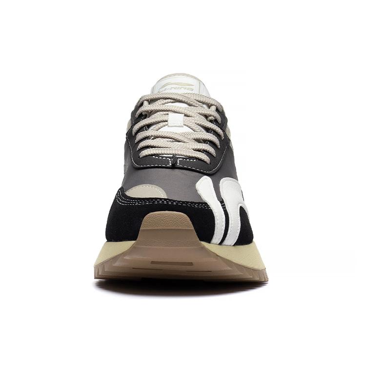 Li Ning Zaiwu Vintage Cushioning Slip Resistant Abrasion Resistant Lightweight Low Top Sports Casual Shoes Men's AGCS261-2