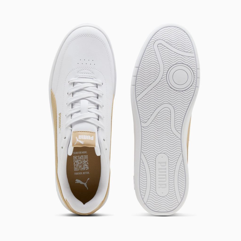 Men' Puma Court Classic Clean Sports Shoes White 40222317 R 46