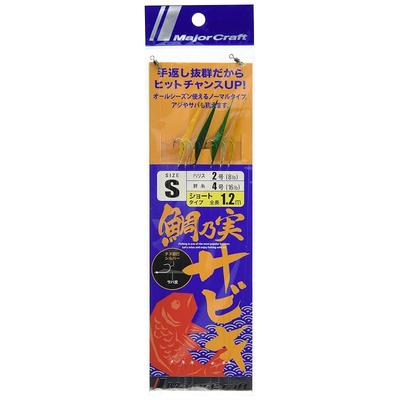 Major Craft Tai No Mi Sabiki Tairubber 120mm Hook: Chinu Douchi #2 TM-SABIKI 120/S