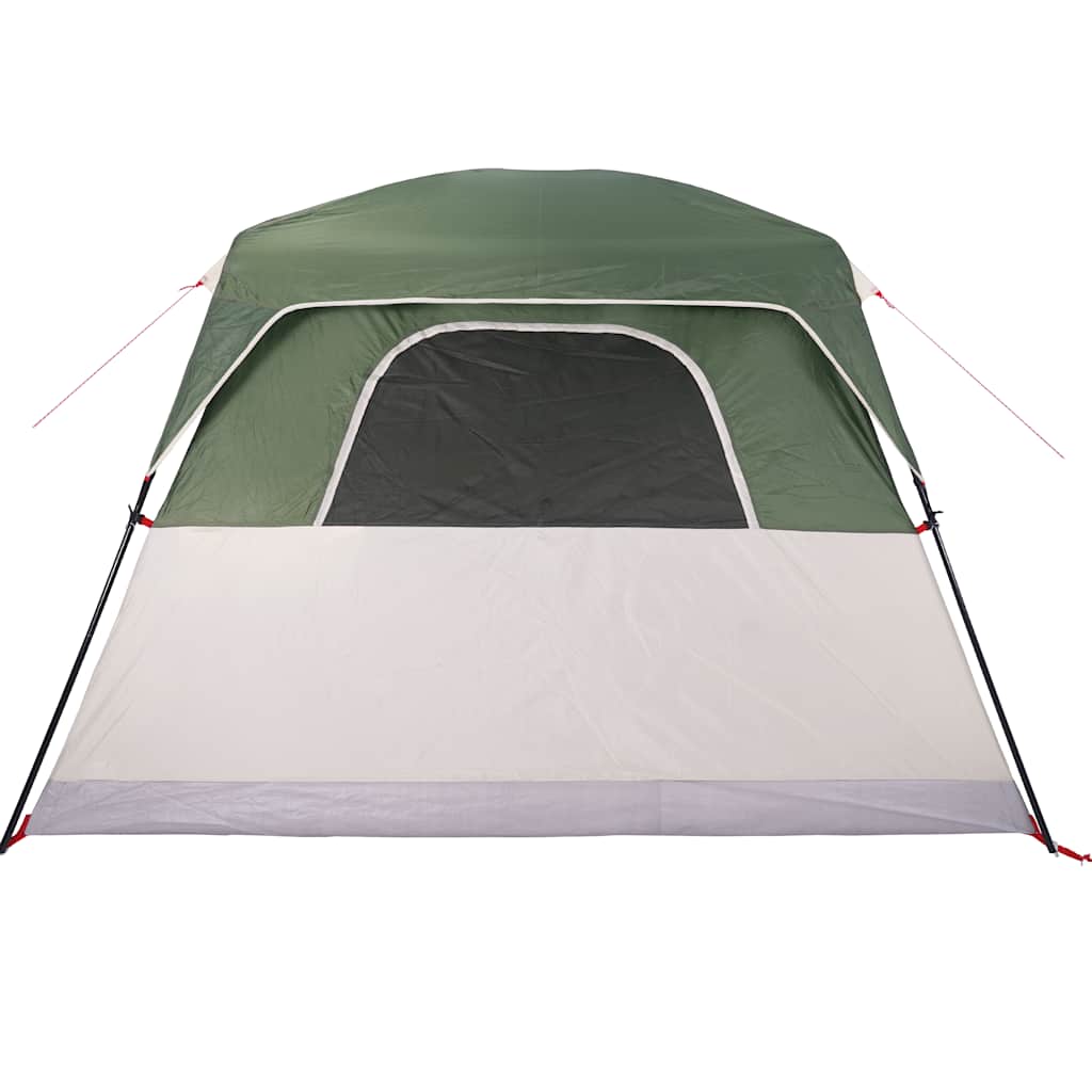 Family Tent for 6 Persons Green Waterproof