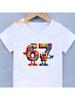 Kids Retro Cartoon SIX SEVEN 67 Graphic TShirt Soft Cotton Cute Wear for Boys  Girlsdf0139