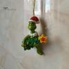 Christmas Doll Ornaments Cute Resin Christmas Tree Hanging Decoration Winter Home Holiday Figurine for Party Decor