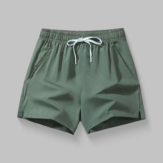 Pánské letní šortky Elastický pas Nastavitelná stahovací šňůrka Sportovní šortky s kapsami Jednobarevné Široké nohavice