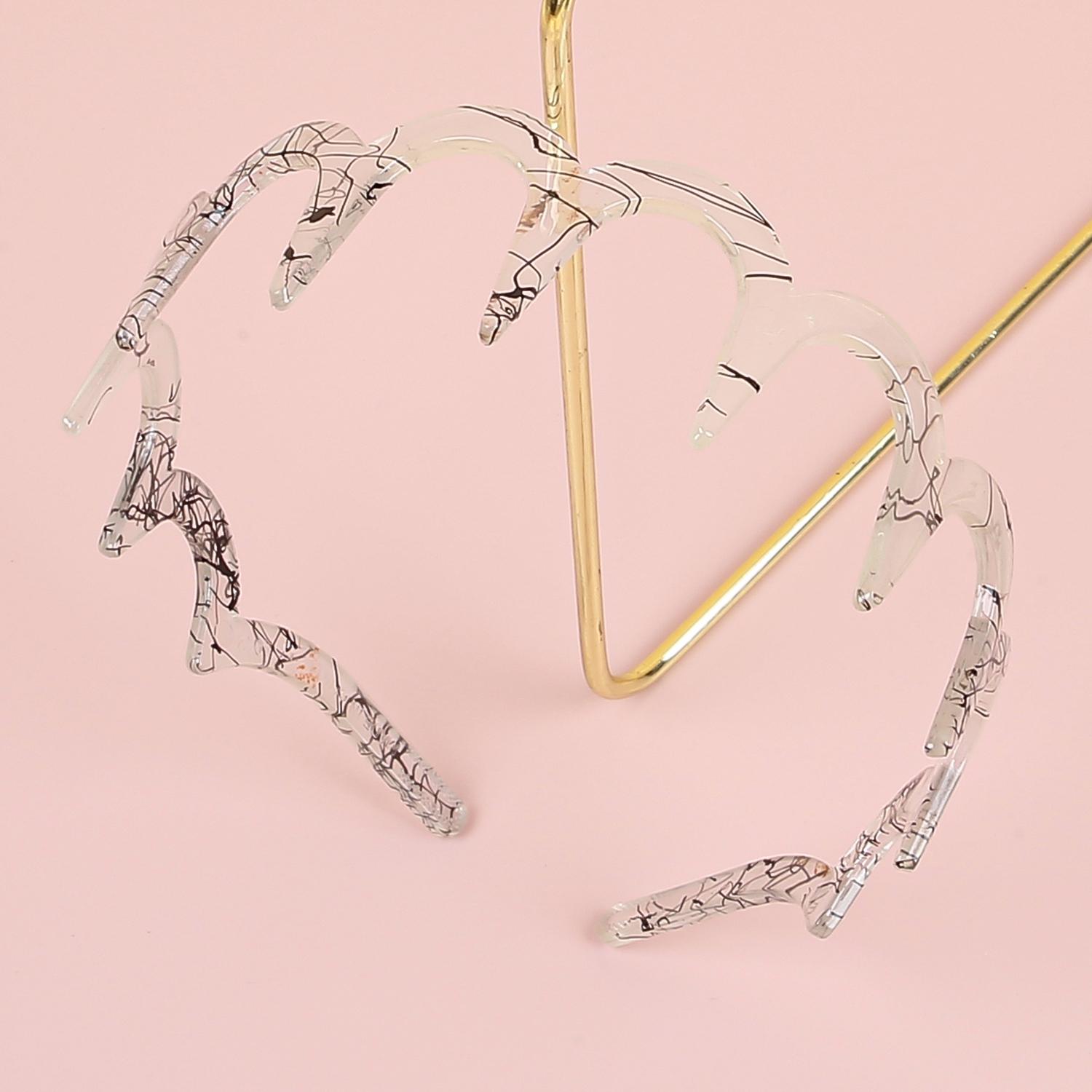 

1/2 шт. Модные повязки на голову с крупными зубьями для девочек, пластиковые обручи для волос для женщин и девочек, аксессуары для волос, головные уборы