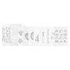 VEVOR Cutting Dies, 10 Pieces Metal Die Cuts, Compatible with VEVOR Die Cutting and Embossing Machine, Letters, Numbers, Tree Patterns