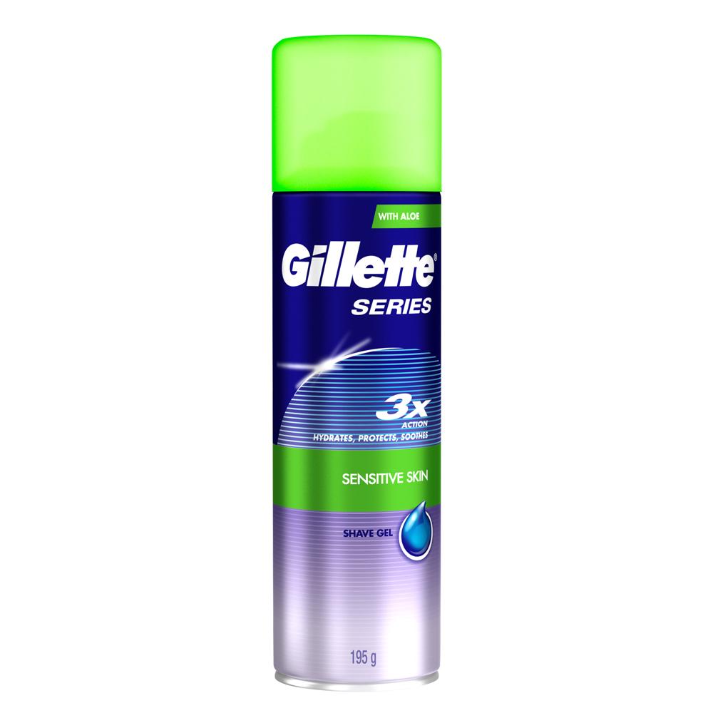 

Gillette Series Gel 195g (Choose 1 of 2 types) (Moisturizing/Sensitive Skin) Series Gel Sensitive Skin