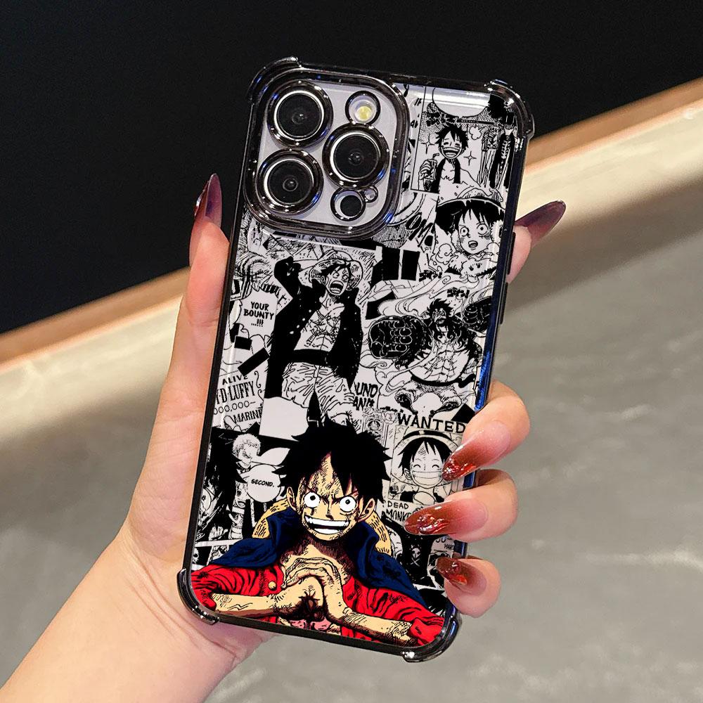 One Piece Luffy Monkey D Weiche Hülle Für iPhone 17 Pro 16 15 14 13 12 11 Pro Max Hülle 17 Plus 17E 16E 17Air Silikon Handyhülle
