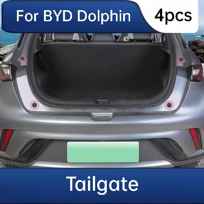For BYD Dolphin Intelligent Driving Version Door Shock Absorbing Buffer Pad Vibration Proof Sticker Interior Accessories