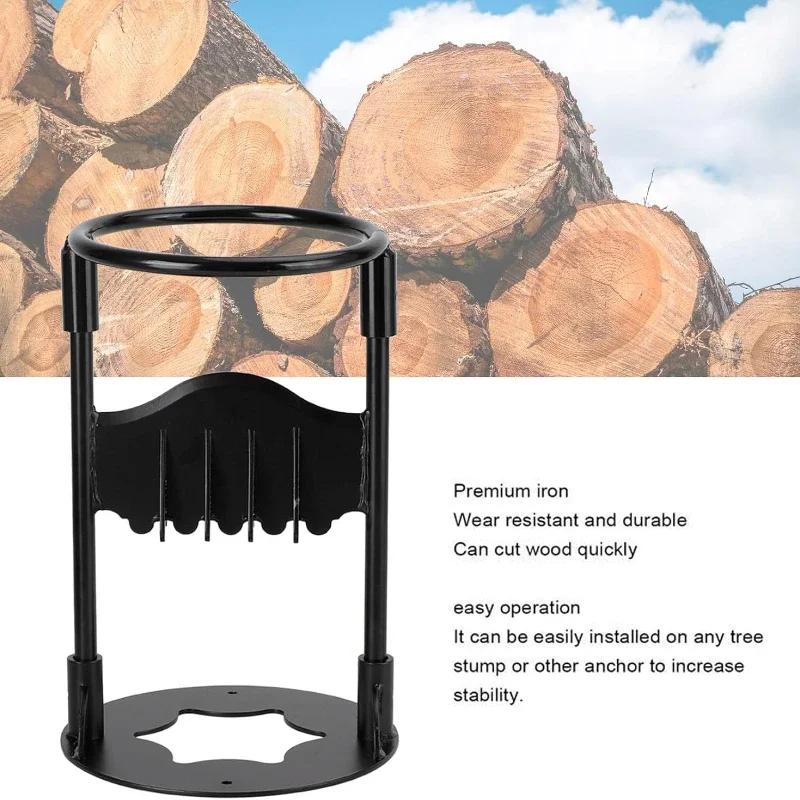 Manual Splitter for Firewood, Cast Steel Splitter Wood Splitting Tool, Firewood Cutter Splits Firewood for Home Campsite
