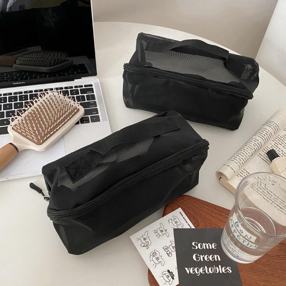 

Mesh Cosmetic Bag Portable Makeup Bag New Toiletry Bag