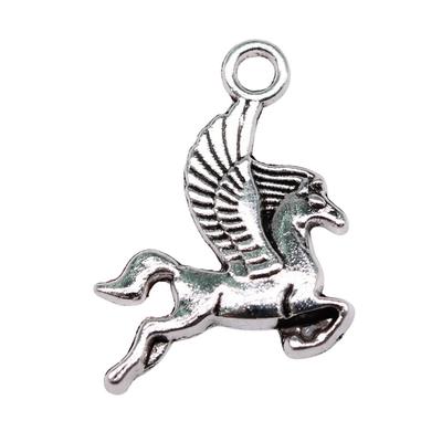 Charms Pegasus Horse Pendants Minimalist Jewelry Components QC095
