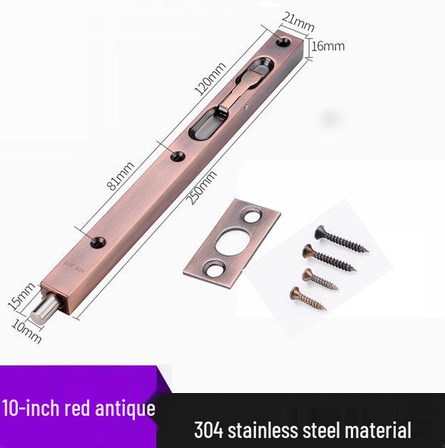 Stainless Steel 304 Concealed Heaven & Earth Fire Door Bolt - 1 Meter Extension