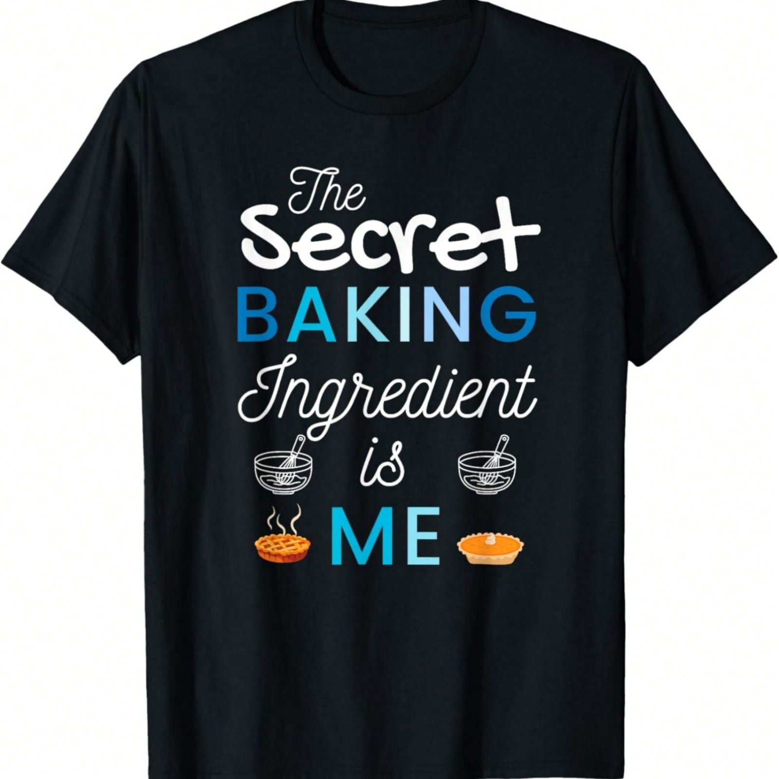 Secret Ingredient Is Me Funny Retro Cooking Baking T-Shirt S разноцветный
