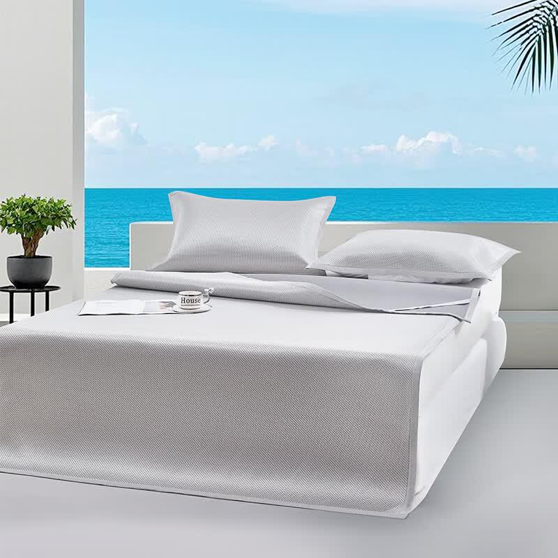 KINTHERI Light Summer Washed Ice Cooling Mat Set