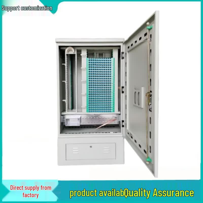 GPHMTEL Stainless Steel 288-Core Fiber Optic Cross-Connect Cabinet