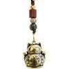 Personalized Chinese Style Fortune Cat Keychain Pendant Ornament
