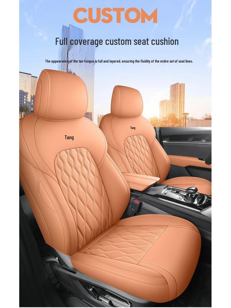 2024 BYD Tang DMI Champion Edition Car Seat Cover for EV Seven-Seater - Full Wrap, All Seasons.