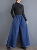 Xitao Casual Loose Vintage Dot Full Length Wide Leg Pants ZYY1074