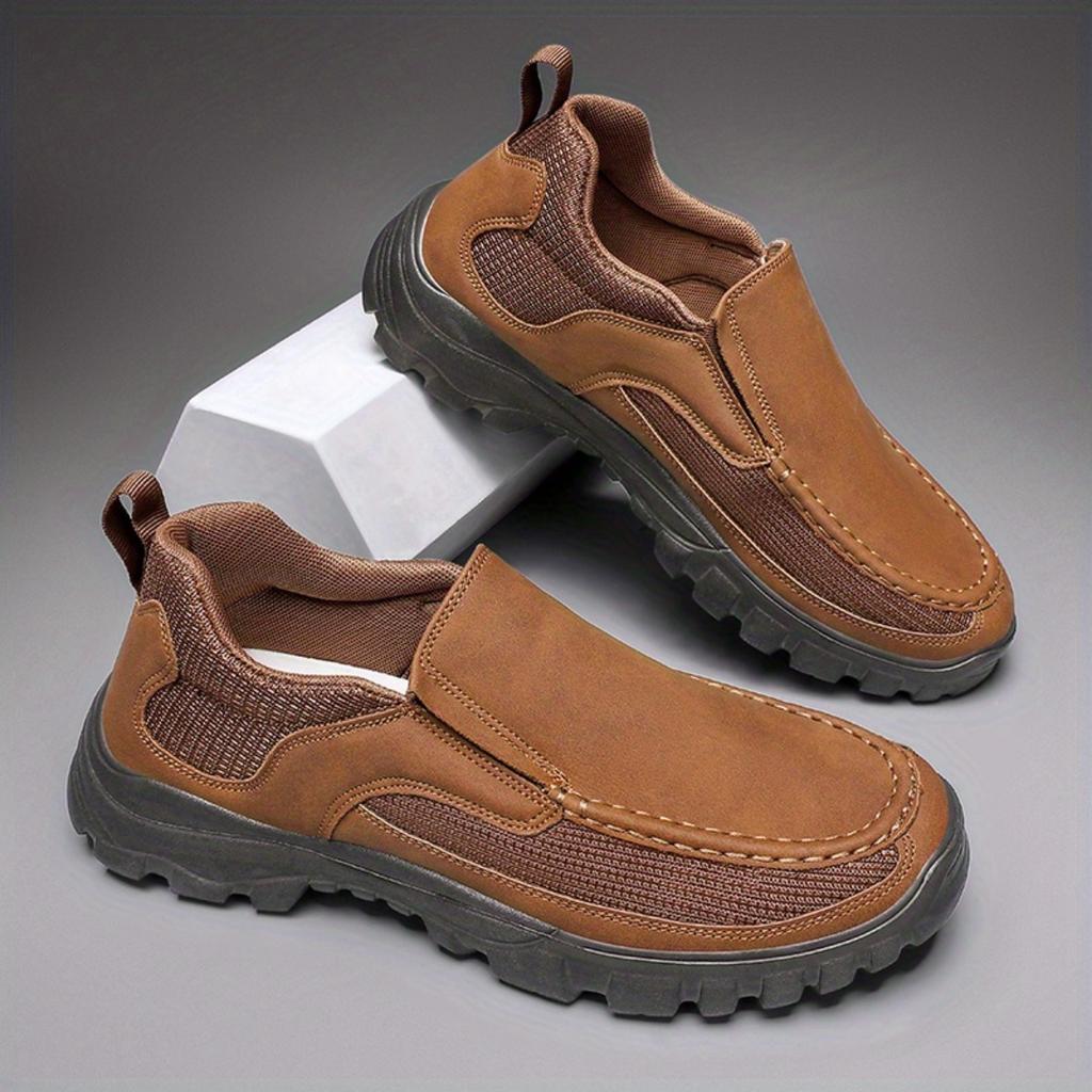 Men's Casual Loafers - Stylish Breathable Fabric Lining, Non-slip EVA Sole for Driving and Business Shoes