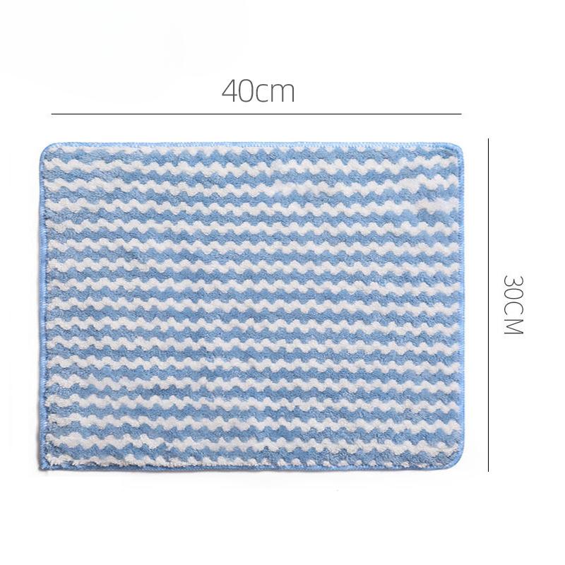 Wall-mounted Coral Velvet Hand Towels Cleaning ClothsDishclothsKitchen Cleaning Cloths Household Non-shedding Absorbent Wipes