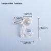 Creative Transparent Hook Thumbtacks for DIY Cork Board and Photo Wall Decorations