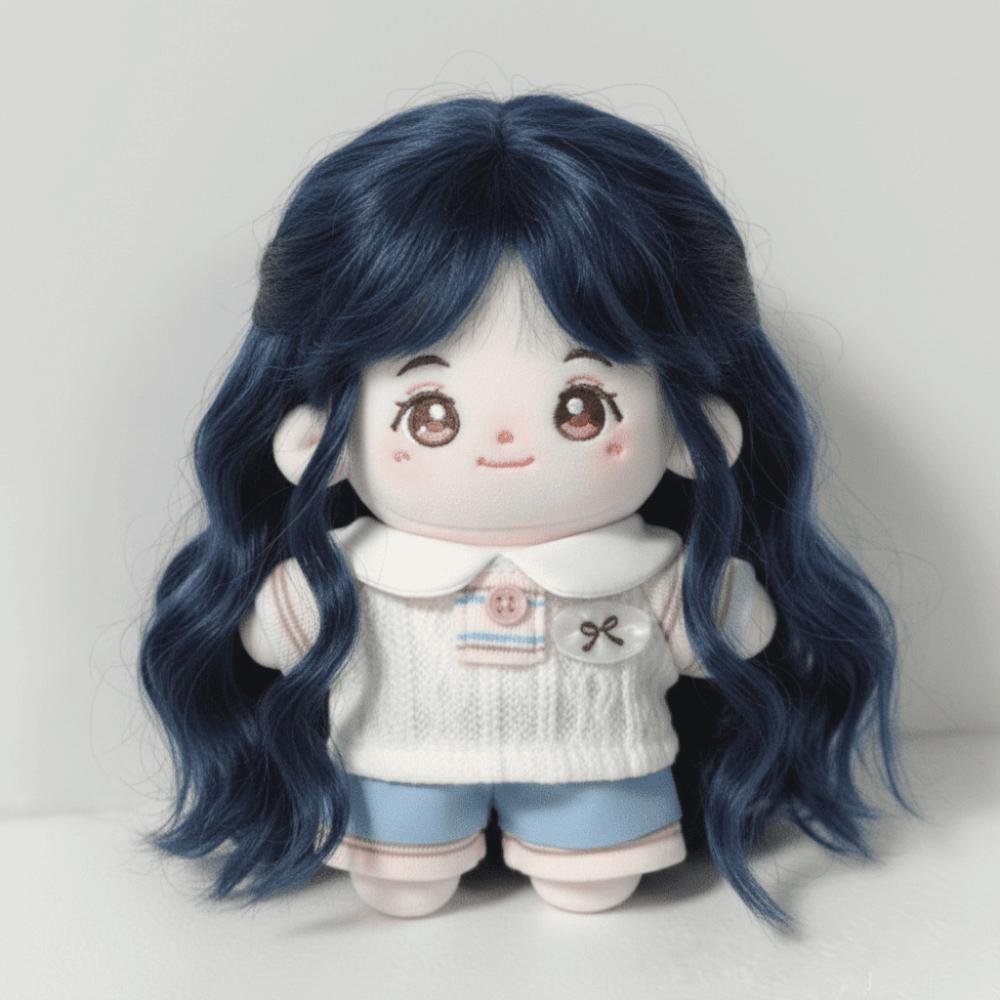 Preppy Style 10cm Cotton Doll Clothes T-shirt Doll Dress Up Set Children's Gift