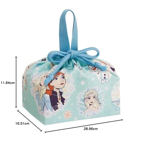 Skater Children's Lunch Bag with Gusset, Disney Frozen 2, Girls, Made in Japan, KB7-A