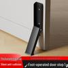 Large Black Windproof Door Stopper & Anti-collision Safety Door Holder