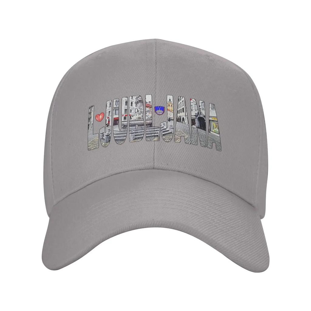 Unisex Baseball Hats Ljublijana Robbov Vodnjak Fountain Mestni Trg Plaza Streetwear Summer Sports Baseball Caps Casquette