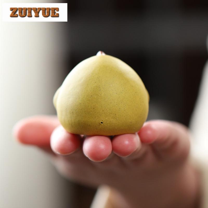 Yixing Zisha Cute and Cartoon Chicken Tea Pet Boutique Flowerpot Landscaping Tea Figurine Play Toys Tea Statue Ornaments Gift
