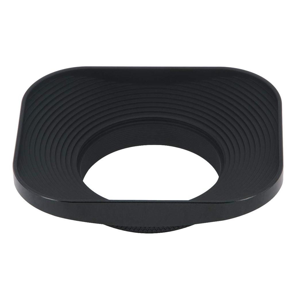 Haoge 39mm Square Metal Lens Hood with Shade Design and Cap for 39mm Lenses of and other 39mm filter thread LH-B39T Screw-In Canon, Nikon, Sony,