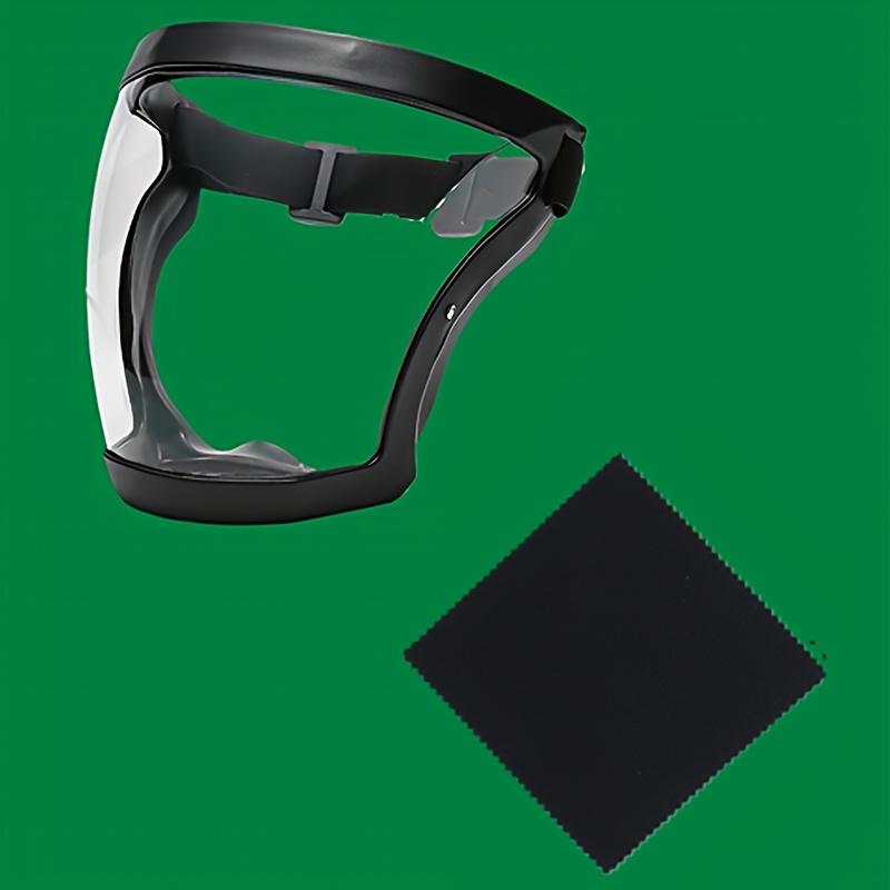 [Mască Scut Facial Complet Rezistentă la Căldură] Scut Protector Facial Complet Ajustabil - Mască de Siguranță Durabilă din Plastic cu Vizor Transparent, Rezistentă la Căldură și Impact