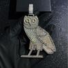 Colier Pandantiv Animal Hip Hop Bărbați Zirconiu Cubic Dreptunghiular Iced Out Bling Bijuterii din Alamă pentru Petrecere Nuntă Inspirat Budism